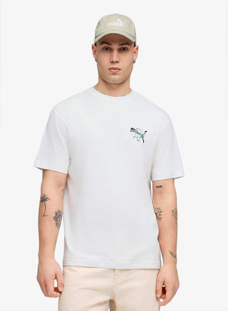 PUMA Bubble Font Graphic T-Shirt - Image 1